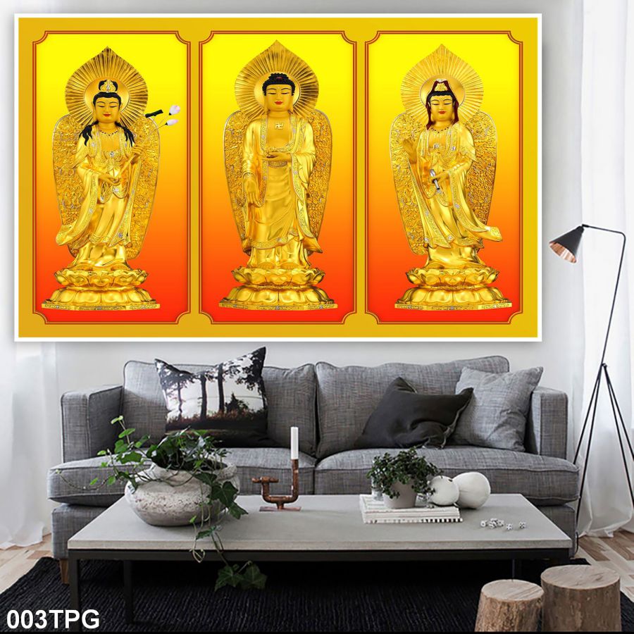 tranh gạch 3d phật giáo 3