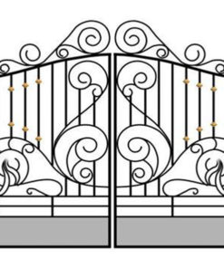 cổng sắt nghệ thuật 16