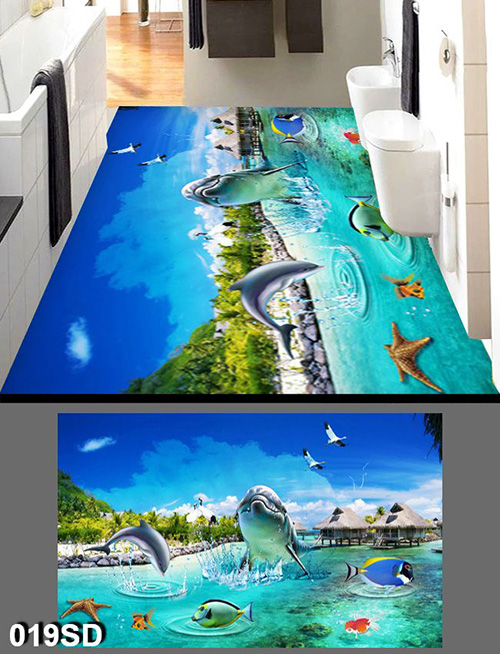 gạch tranh lát nền 4