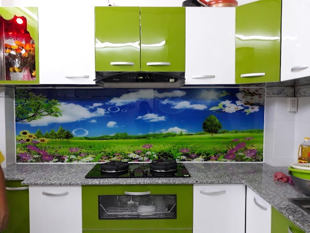 kính ốp bếp hoa văn 3d 1