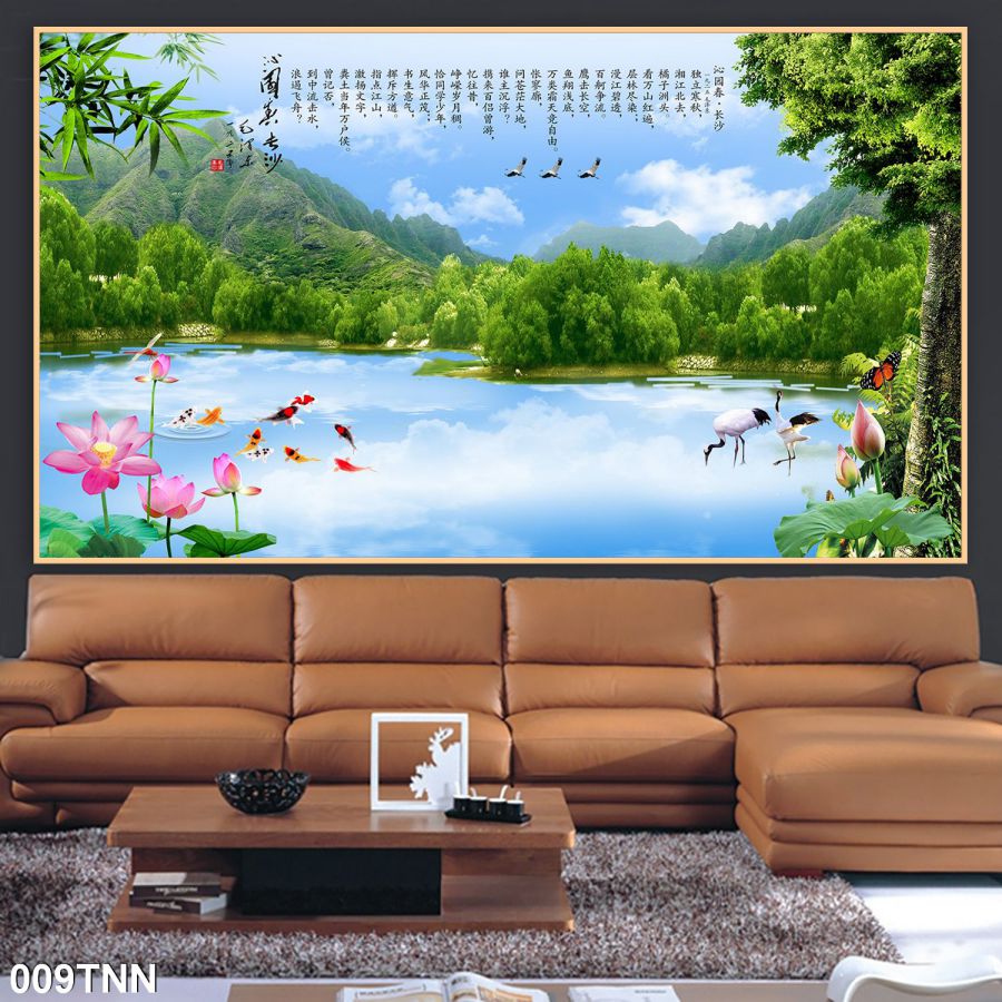 tranh gạch 3d phong cảnh thiên nhiên 9