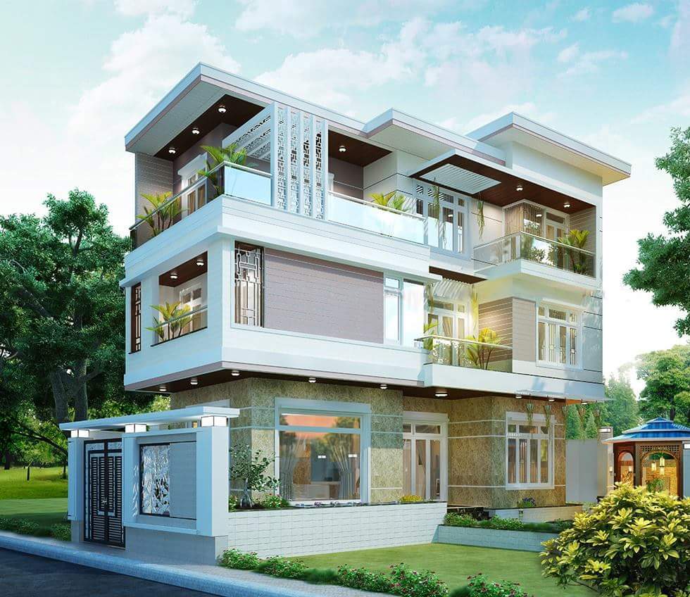 Đã mắt với mẫu nhà phố 3 tầng hiện đại sang trọng, đẳng cấp - Chủ đầu tư:  Anh Nam - Hải Dương CÔNG TY CỔ PHẦN KIẾN TRÚC XÂY DỰNG VIỆT HOME