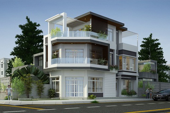 các mẫu thiết kế nhà ống 3 tầng đẹp 20