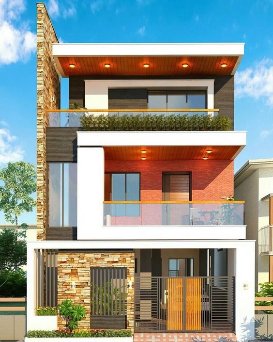 các mẫu thiết kế nhà ống 3 tầng đẹp 5