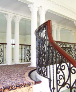 cầu thang sắt mỹ thuật 2