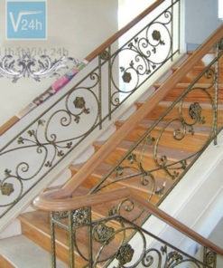 cầu thang sắt mỹ thuật 22