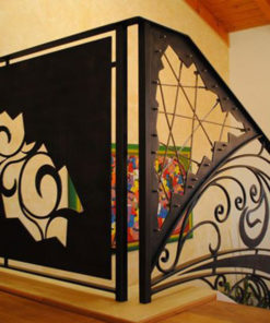 cầu thang sắt mỹ thuật 3