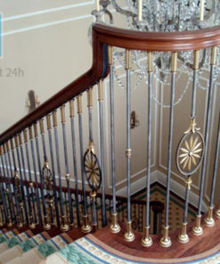 cầu thang sắt mỹ thuật 9