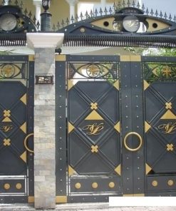 cổng sắt đẹp hiện đại 10