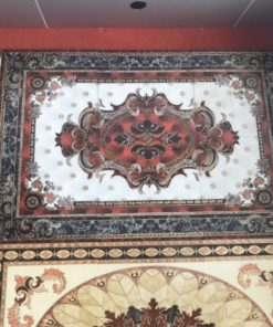 gạch thảm men sứ khắc kim 19