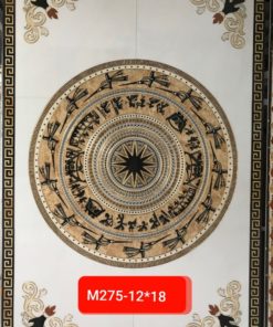 gạch thảm men sứ khắc kim 25