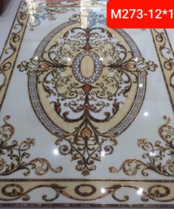 gạch thảm men sứ khắc kim 28