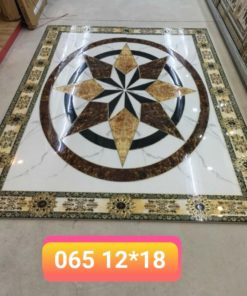 gạch thảm men sứ khắc kim 33