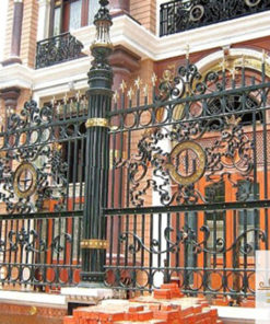 hàng rào sắt nghệ thuật 63