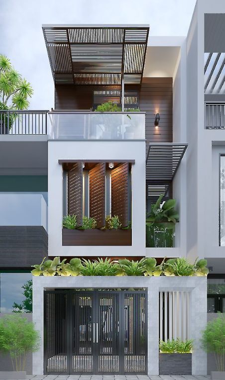 mẫu nhà lệch tầng 5x20 11