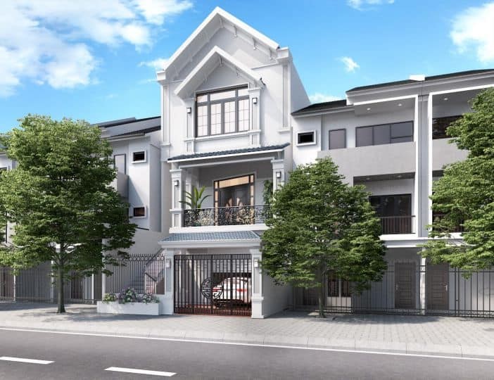 mẫu nhà ống mái Thái 14