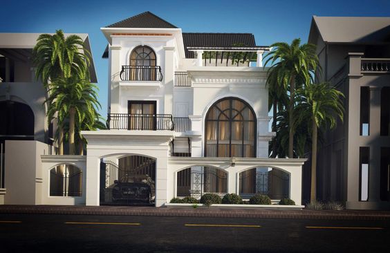 mẫu nhà ống mái Thái 7