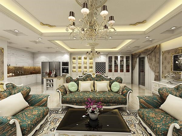 mẫu nhà phố tân cổ điển 26