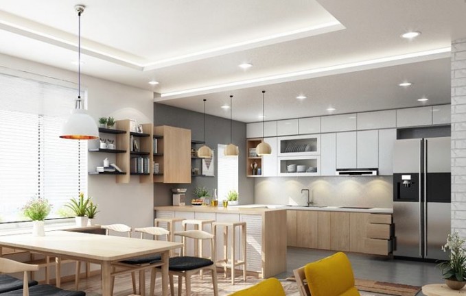 phòng bếp chung cư đẹp 20