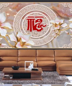 tranh gạch 3d giả ngọc 3