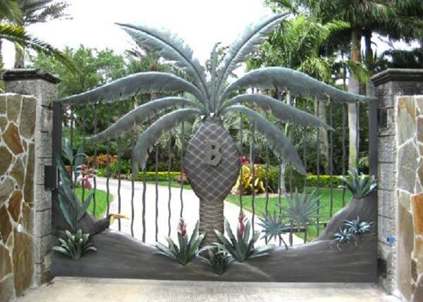 các kiểu cửa cổng sắt đẹp 1