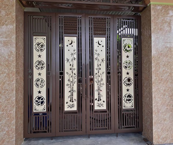 các kiểu cửa cổng sắt đẹp 21