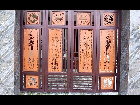 các kiểu cửa cổng sắt đẹp 23