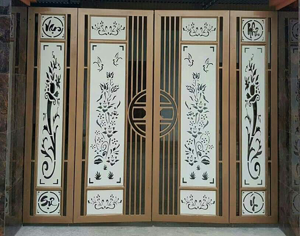 các kiểu cửa cổng sắt đẹp 24