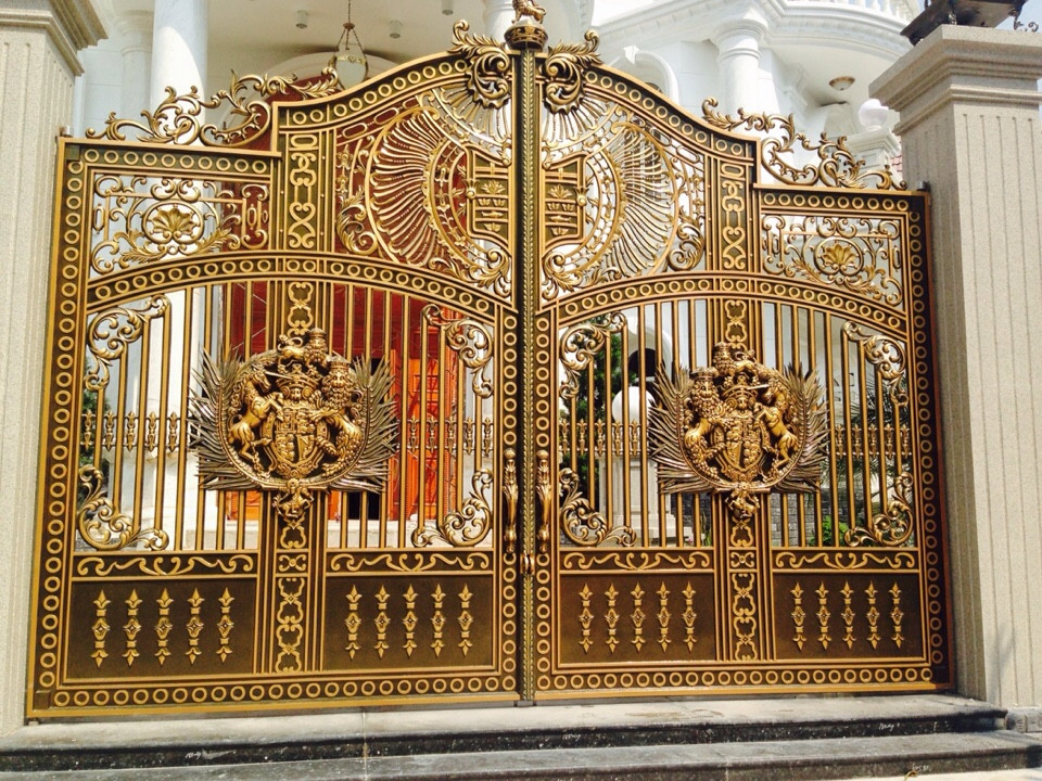 các kiểu cửa cổng sắt đẹp 8