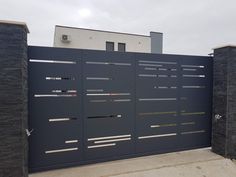 cổng sắt đẩy đẹp 31