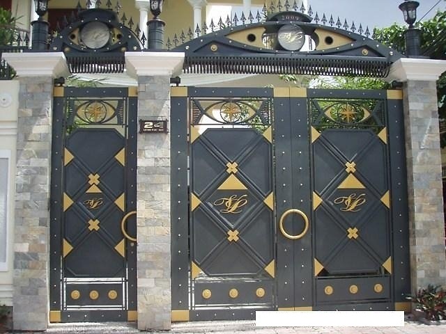 cổng sắt đẹp hiện đại 10