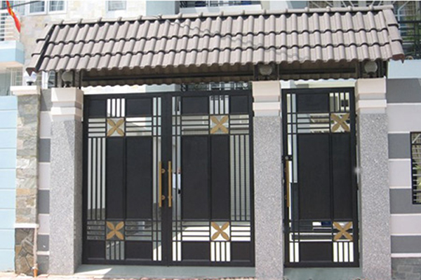 cổng sắt đẹp hiện đại 13