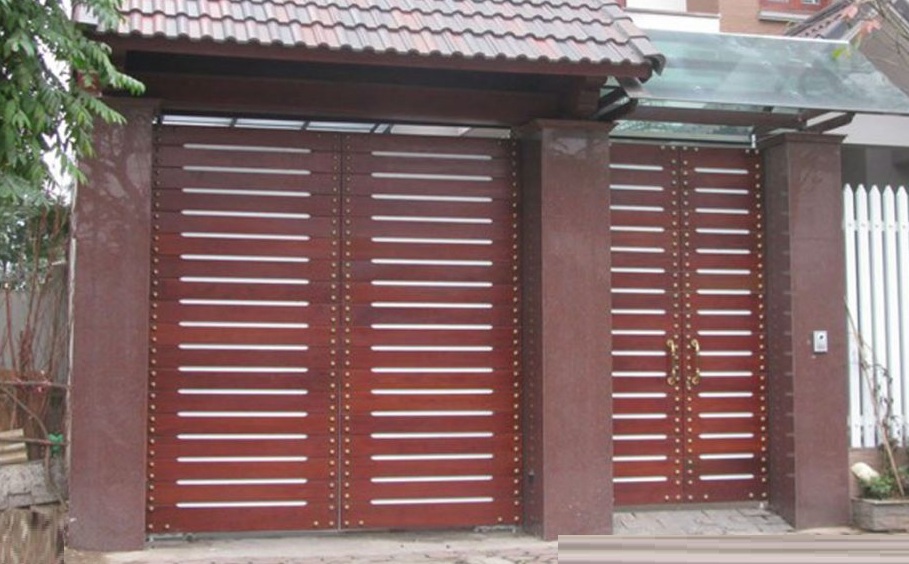 cổng sắt đẹp hiện đại 14