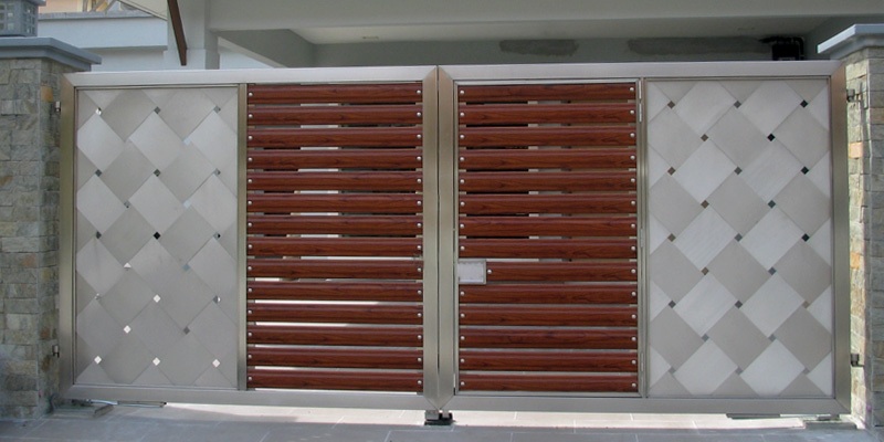 cổng sắt đẹp hiện đại 16