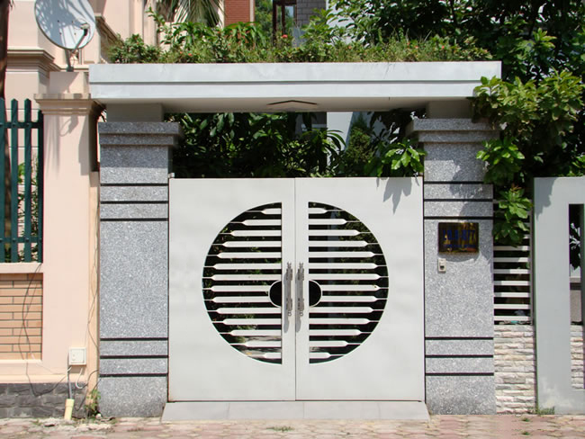 cổng sắt đẹp hiện đại 21