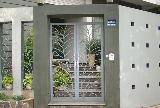 cổng sắt đẹp hiện đại 28