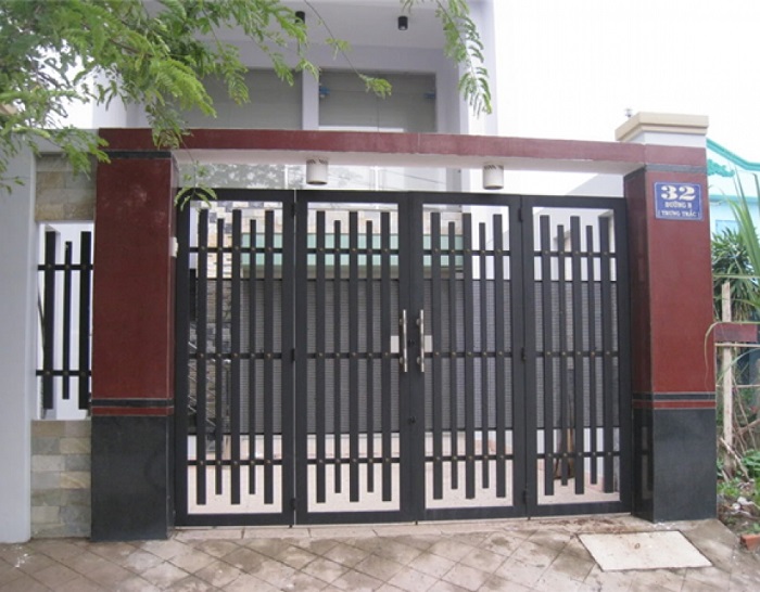 cổng sắt đẹp hiện đại 61