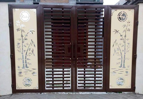 cổng sắt đẹp hiện đại 90