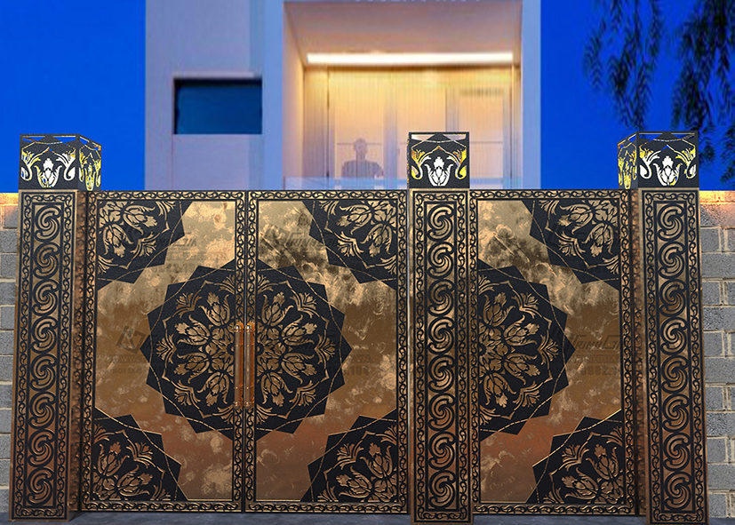 cổng sắt nghệ thuật đẹp 31