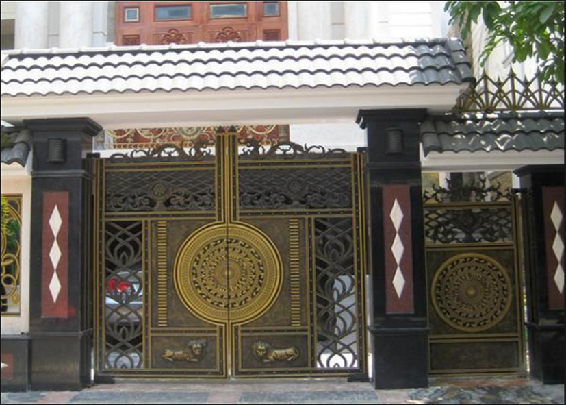 cổng sắt nghệ thuật đẹp 34