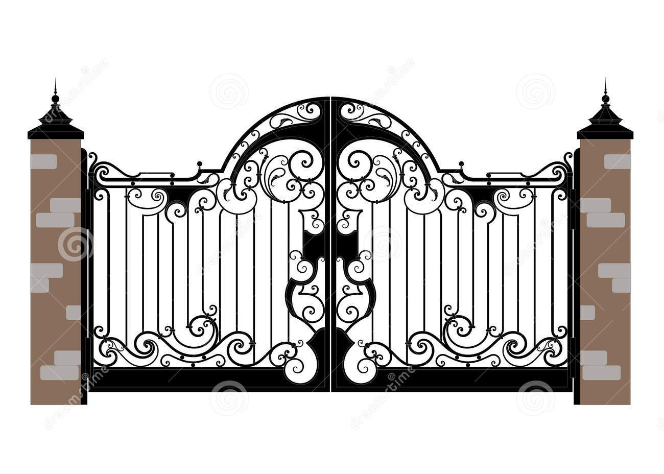 cổng sắt nghệ thuật đẹp 37