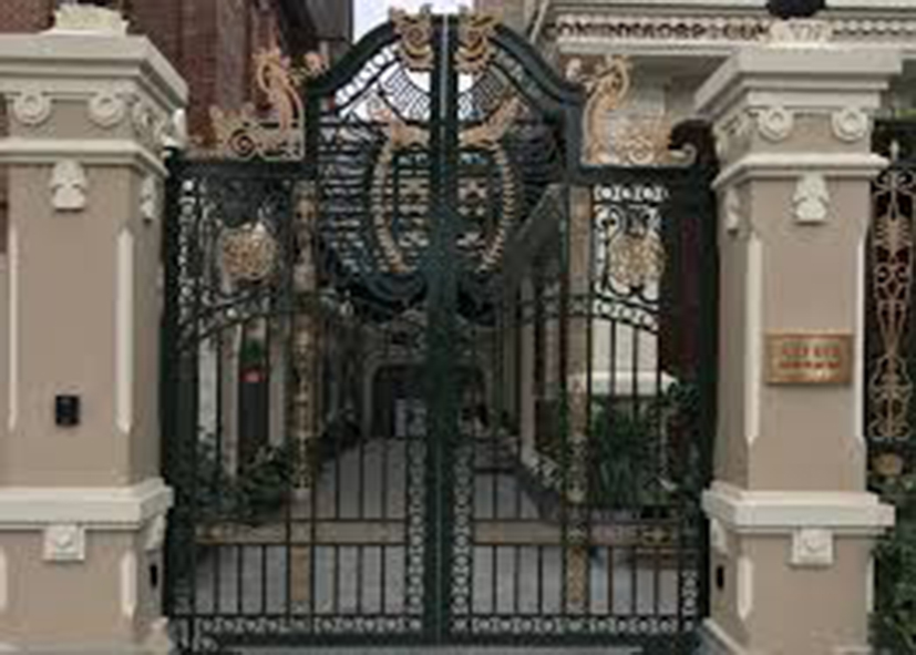 cổng sắt nghệ thuật đẹp 43