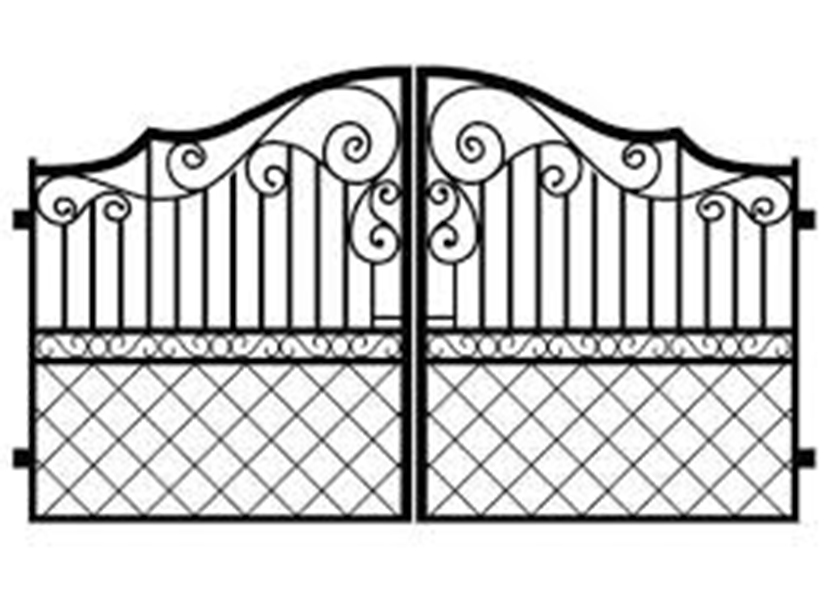 cổng sắt nghệ thuật đẹp 56