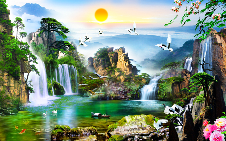 gạch tranh 3D cao cấp 30