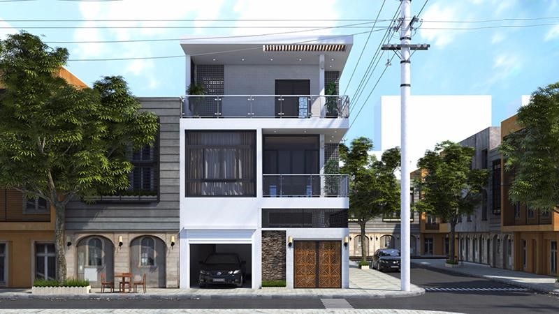nhà phố 2.5 tầng đẹp 10
