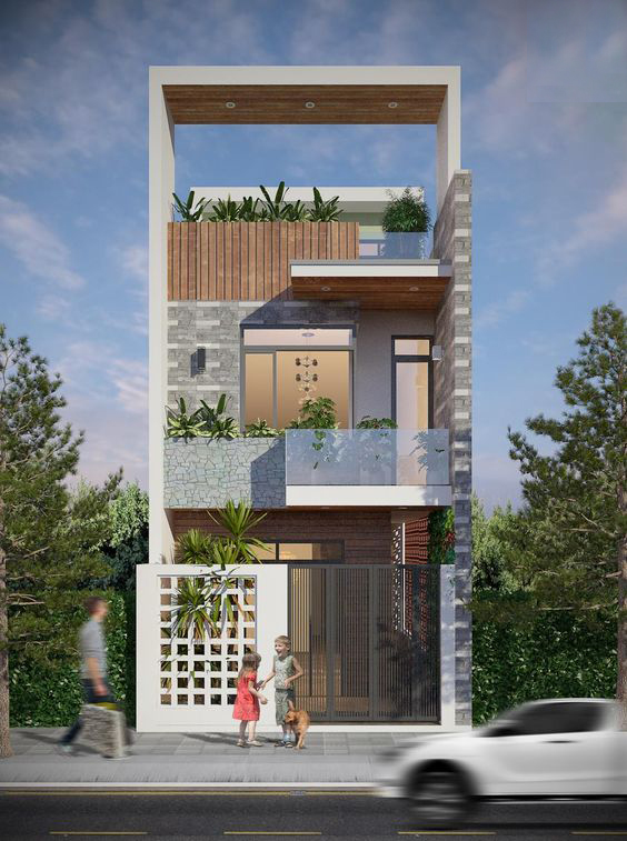 nhà phố 2.5 tầng đẹp 5