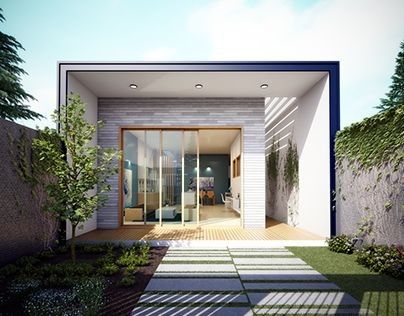 nhà phố cấp 4 đẹp 8