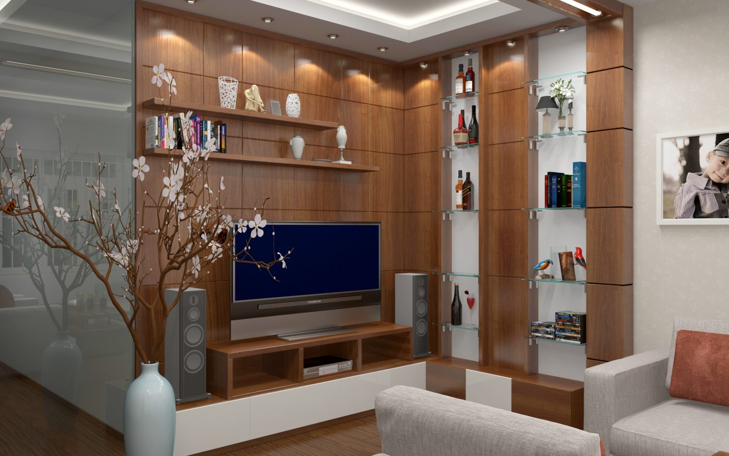 decor phòng khách chung cư 22