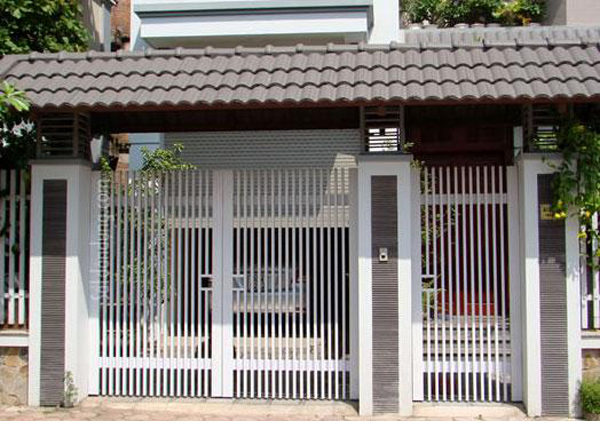 mái cổng sắt đẹp 11