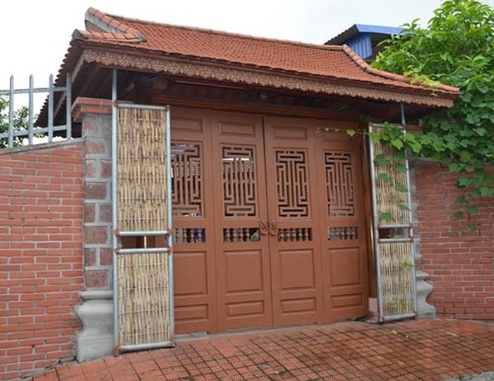 mái cổng sắt đẹp 17